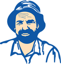 Transparent Jim's face logo