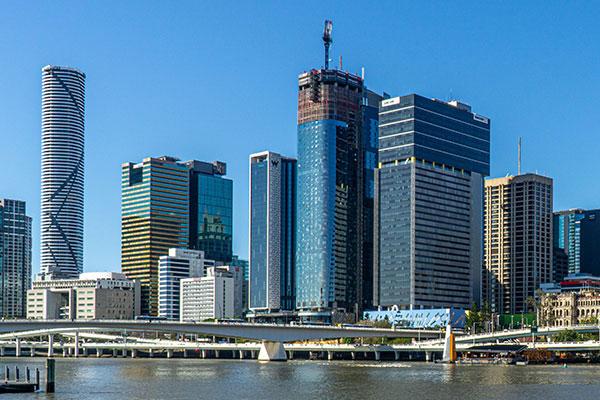 Brisbane CBD river view