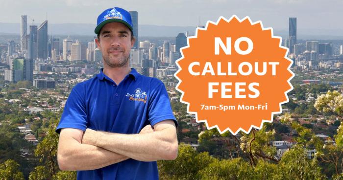 Rhys standing in front of panoramic view of Brisbane's southside with free quote banner